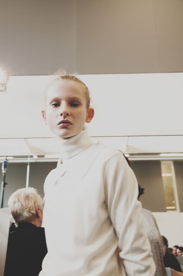 Margaret Howell AW15 Womenswear White Knitwear Turtle Neck 14