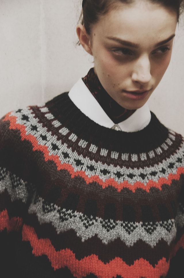Margaret Howell AW15 Womenswear Knitwear White Shirt 19