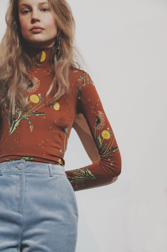 Topshop Unique AW15 Womenswear Dazed backstage flower print 19