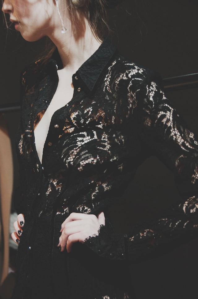 Topshop Unique AW15 Womenswear Dazed backstage detail 27