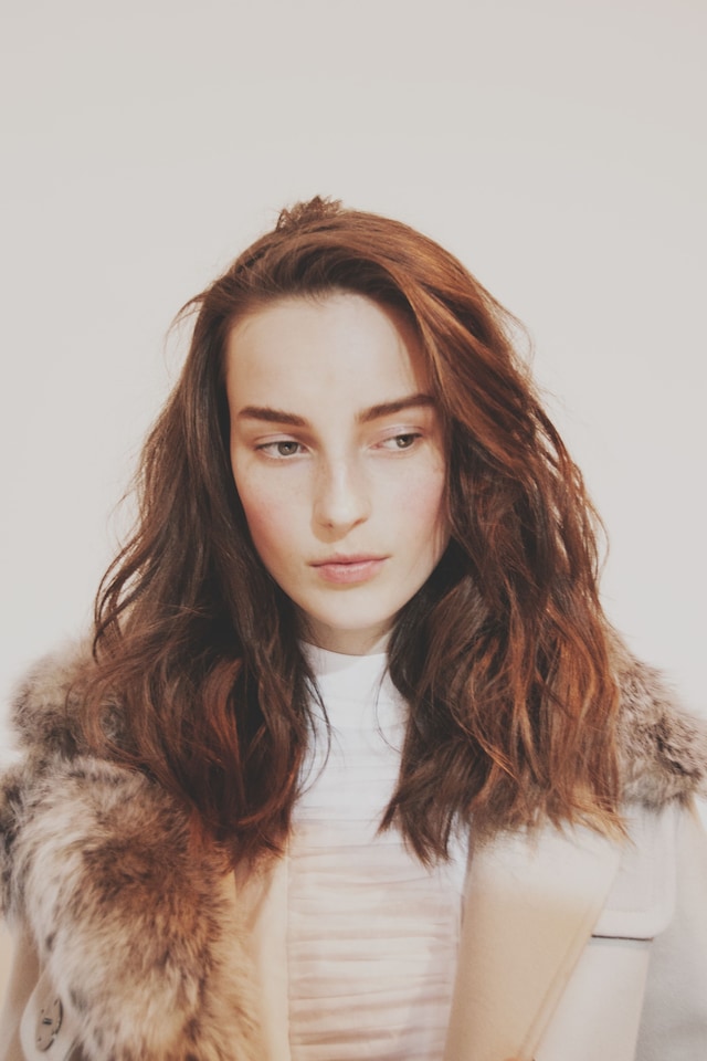 Topshop Unique AW15 Womenswear Dazed backstage portrait 24