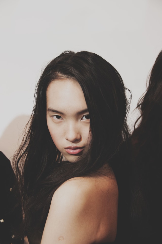 Topshop Unique AW15 Womenswear Dazed backstage portrait 26