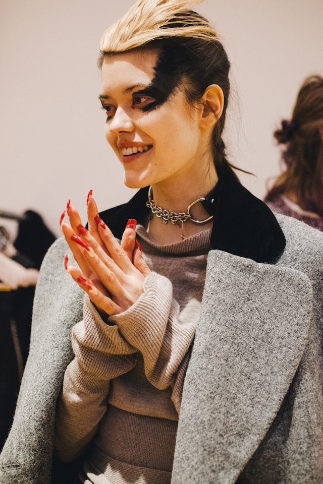 Vivienne Westwood AW15 womenswear backstage Dazed nails mac 0