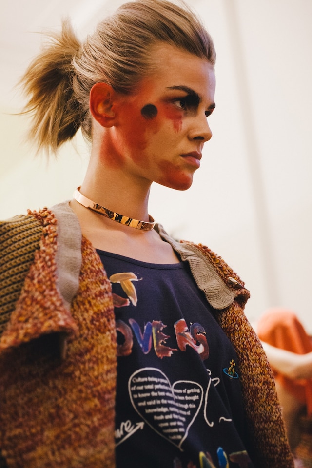 Vivienne Westwood AW15 womenswear backstage Dazed rebel war 2