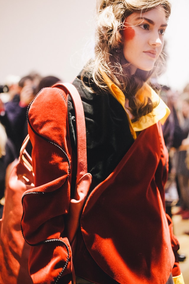 Vivienne Westwood AW15 womenswear backstage Dazed backpack 8