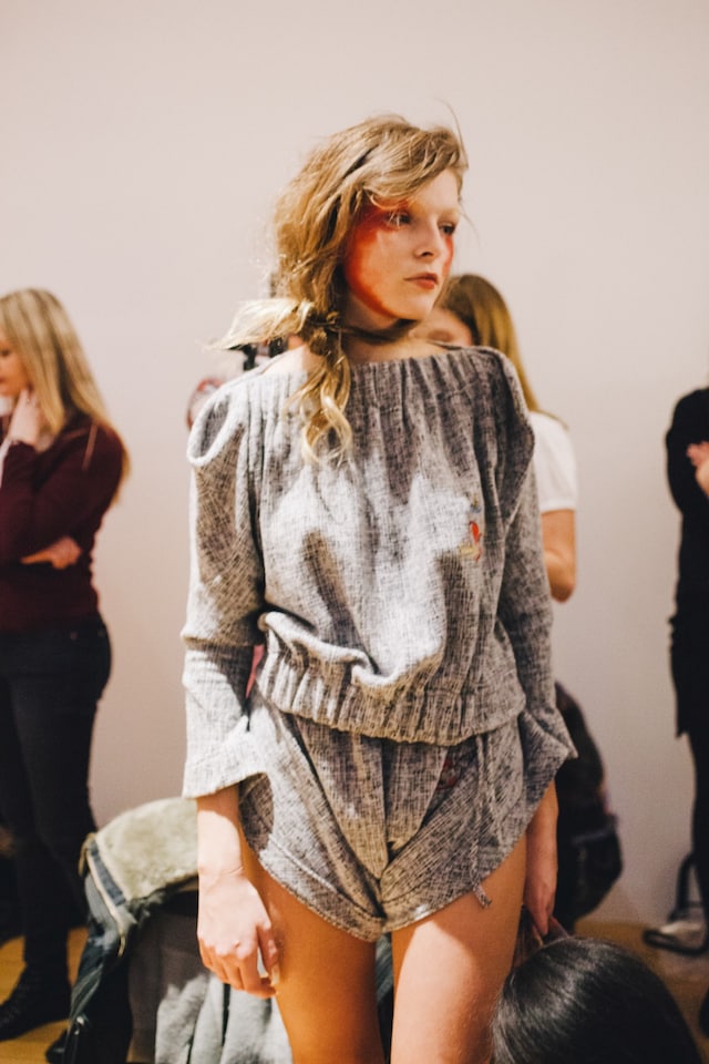 Vivienne Westwood AW15 womenswear backstage Dazed jumpsuit 9