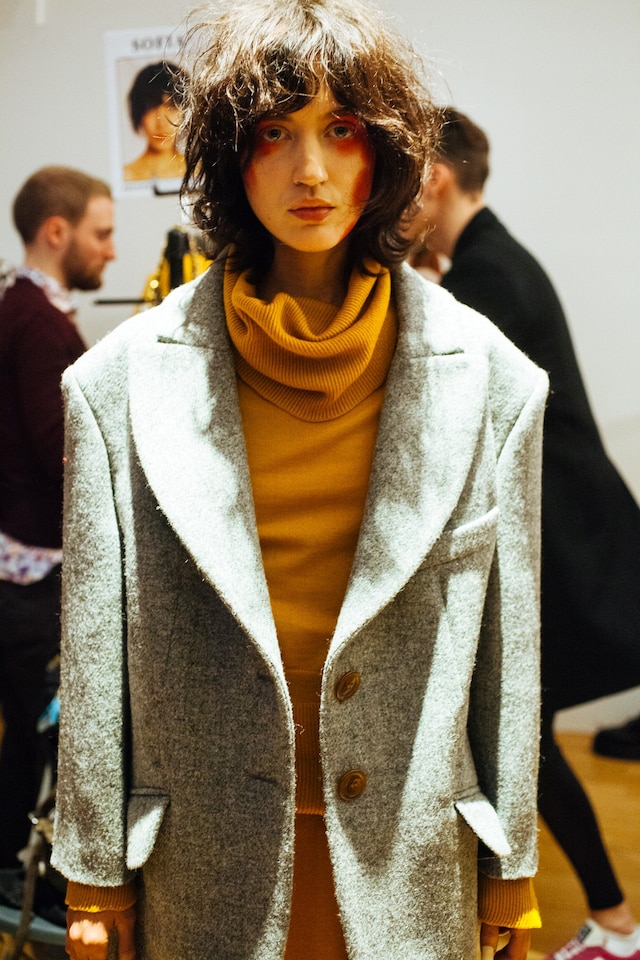 Vivienne Westwood AW15 womenswear backstage Dazed draped 19