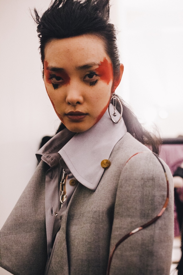 Vivienne Westwood AW15 womenswear backstage Dazed warrior 20