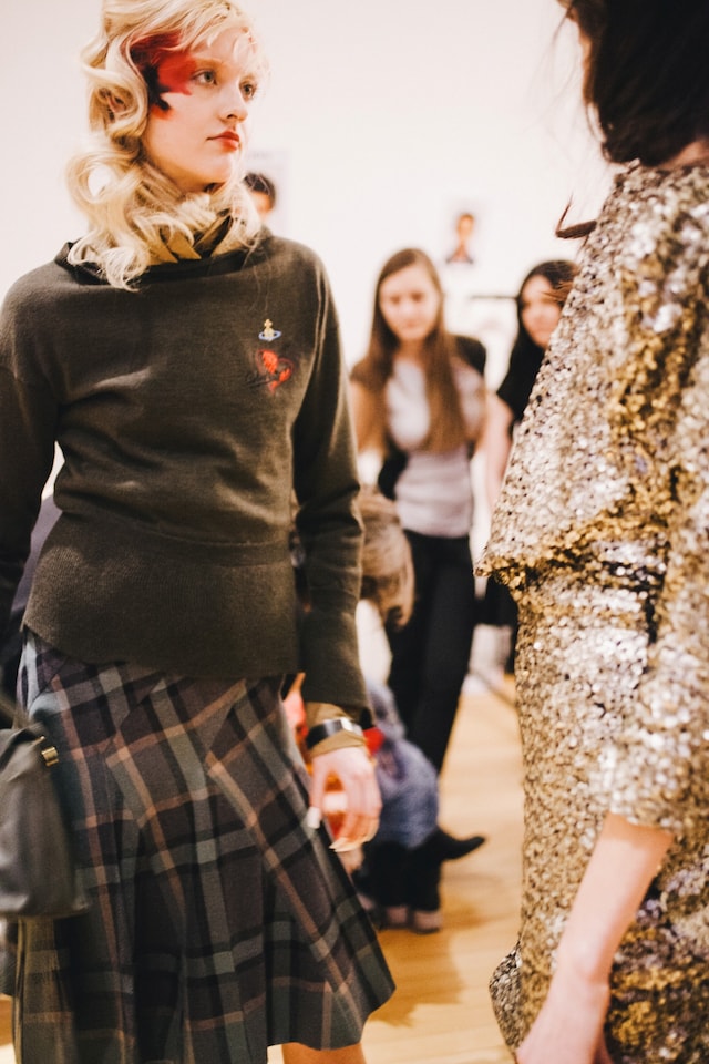 Vivienne Westwood AW15 womenswear backstage Dazed pleats 21