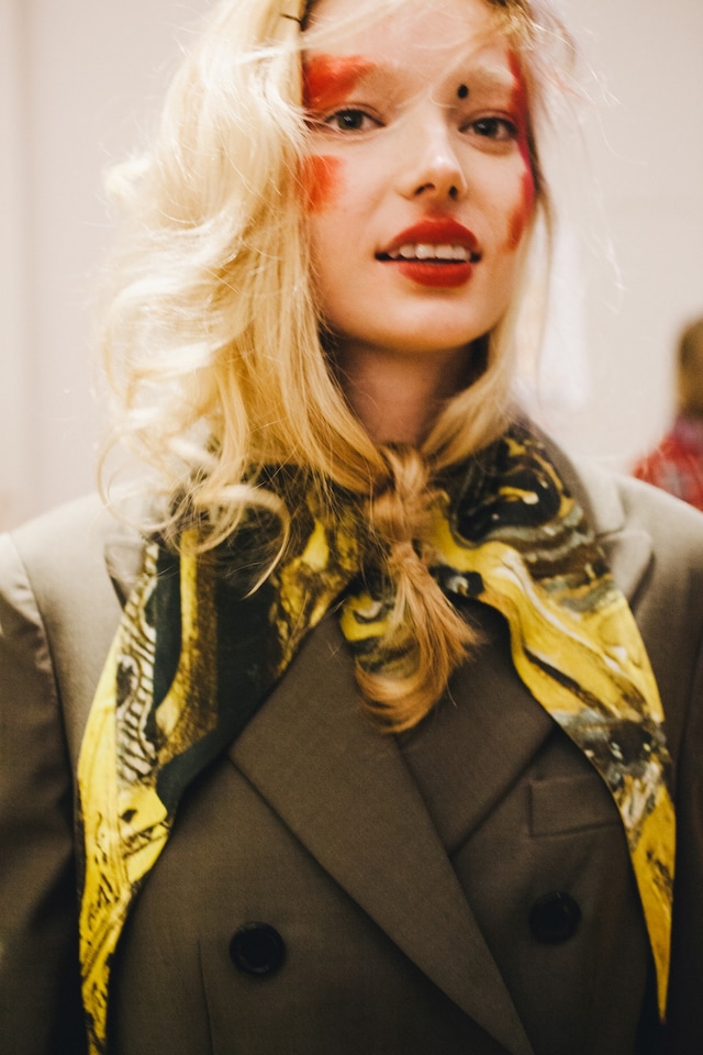 Vivienne Westwood AW15 womenswear backstage Dazed makeup 26