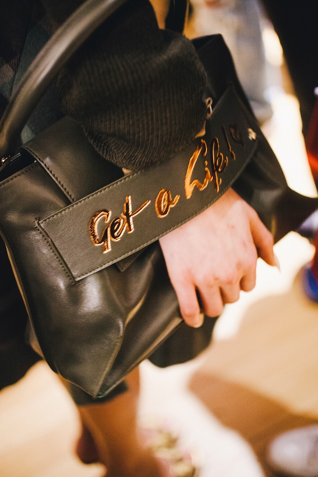 Vivienne Westwood AW15 womenswear backstage Dazed bag purse 30