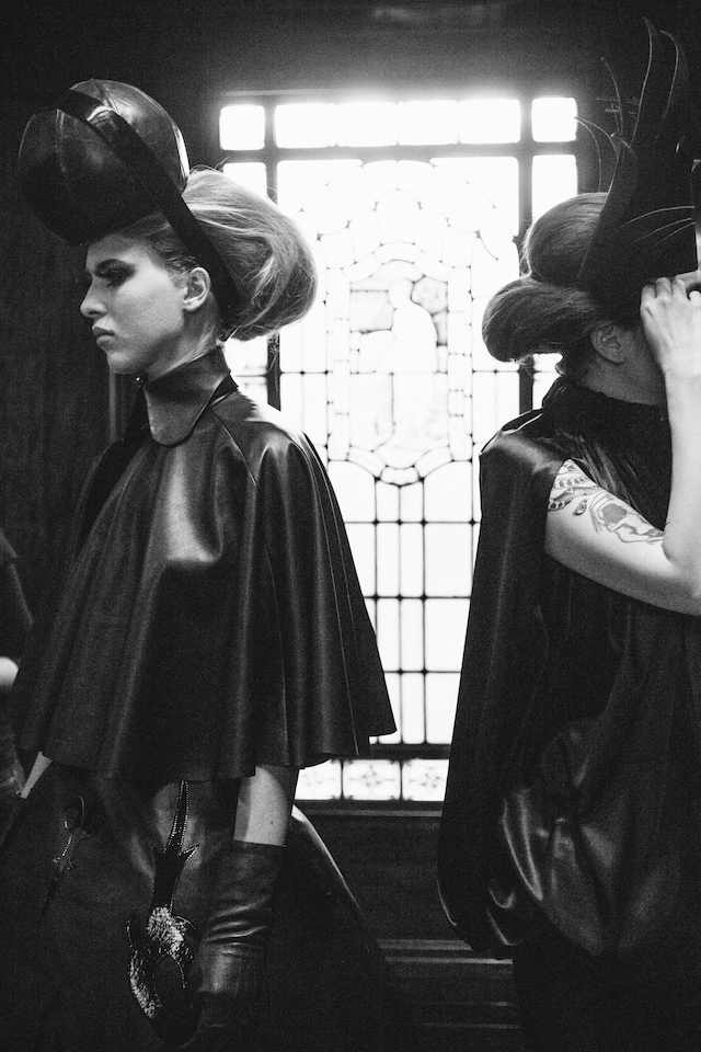Pam Hogg AW15, Dazed backstage, womenswear makeup hair 17