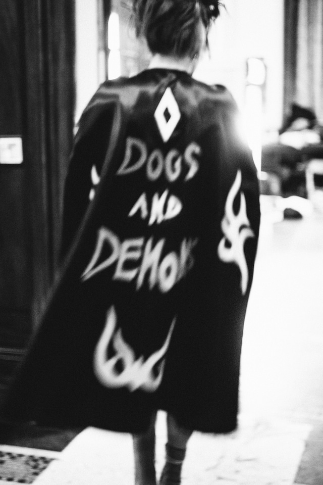 Pam Hogg AW15, Dazed backstage, womenswear dogs and demons 19