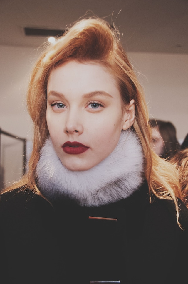 Roksanda AW15, Womenswear, London, Fashion Week fur collar 15