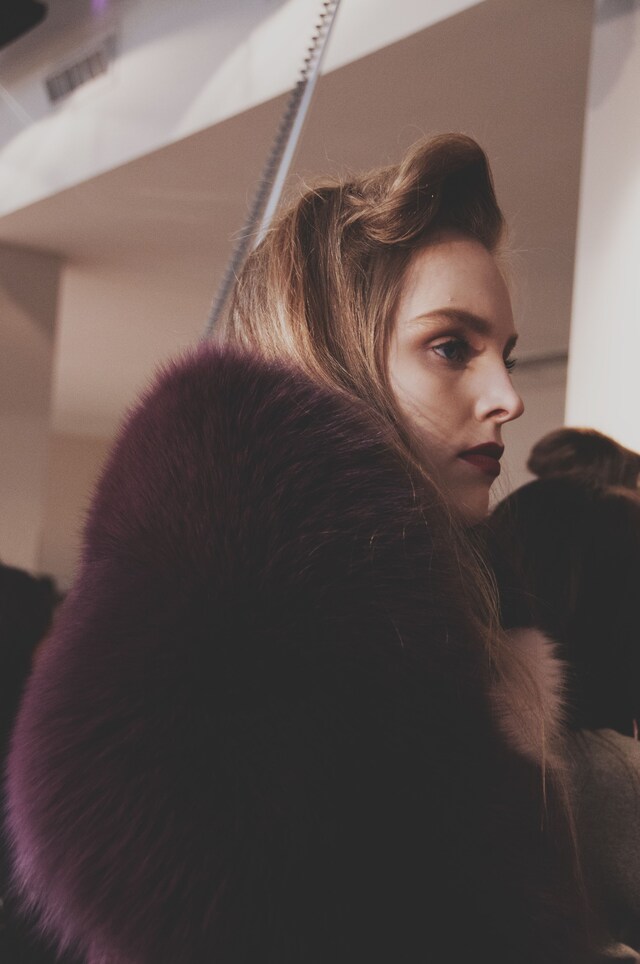 Roksanda AW15, Womenswear, London, Fashion Week detail fur 21
