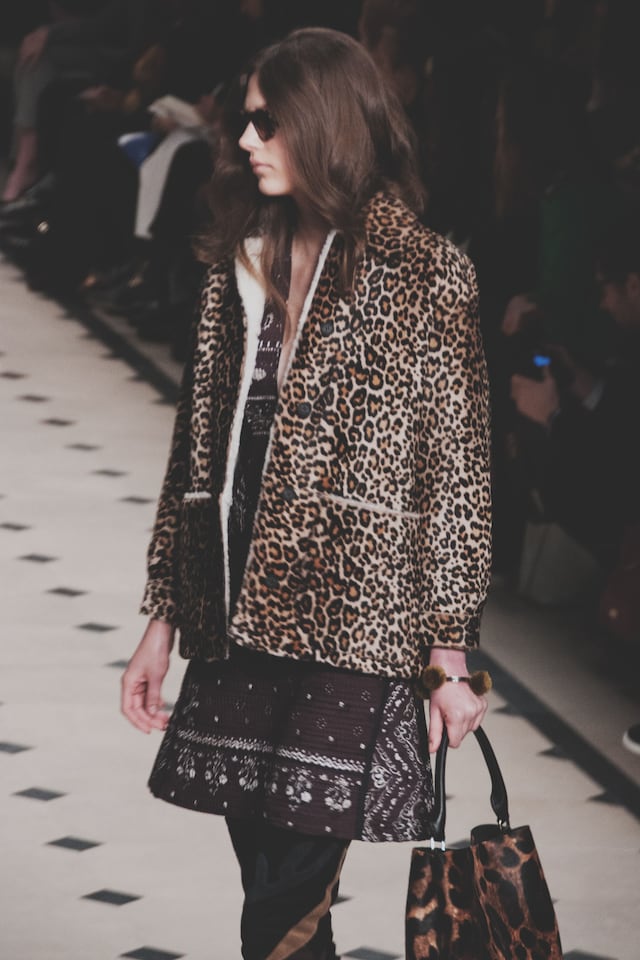 Burberry Prorsum AW15 Womenswear runway Dazed 70s leopard 23