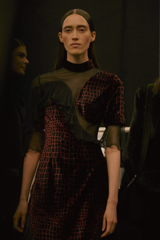 Christopher Kane AW15 Womenswear London fashion week sheer 0