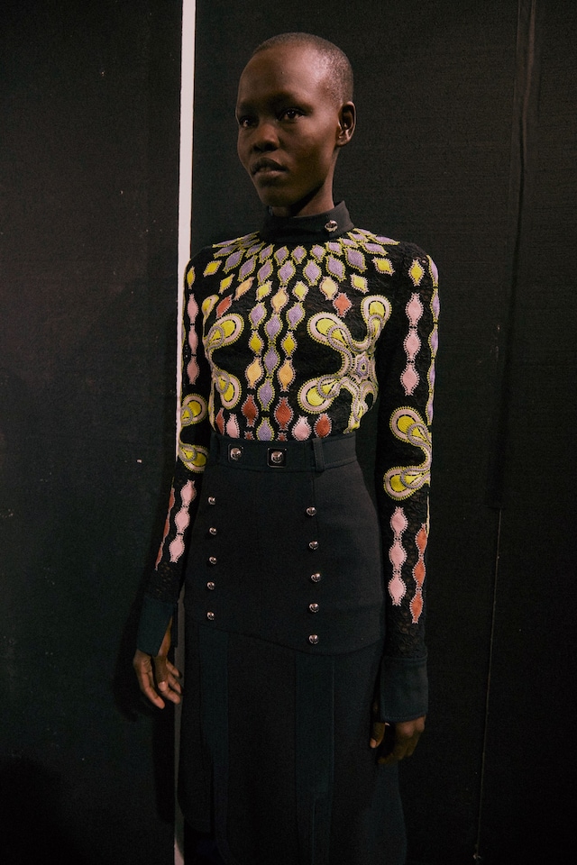 Peter Pilotto AW15, Womenswear, Dazed, London art nouveau 3