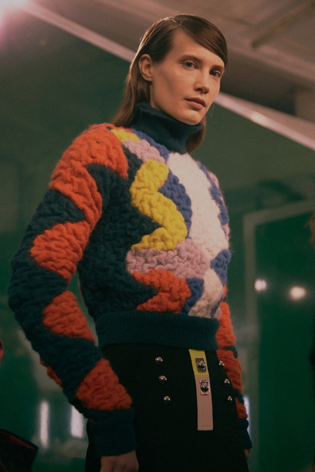 Peter Pilotto AW15, Womenswear, Dazed, London jumper knit 6