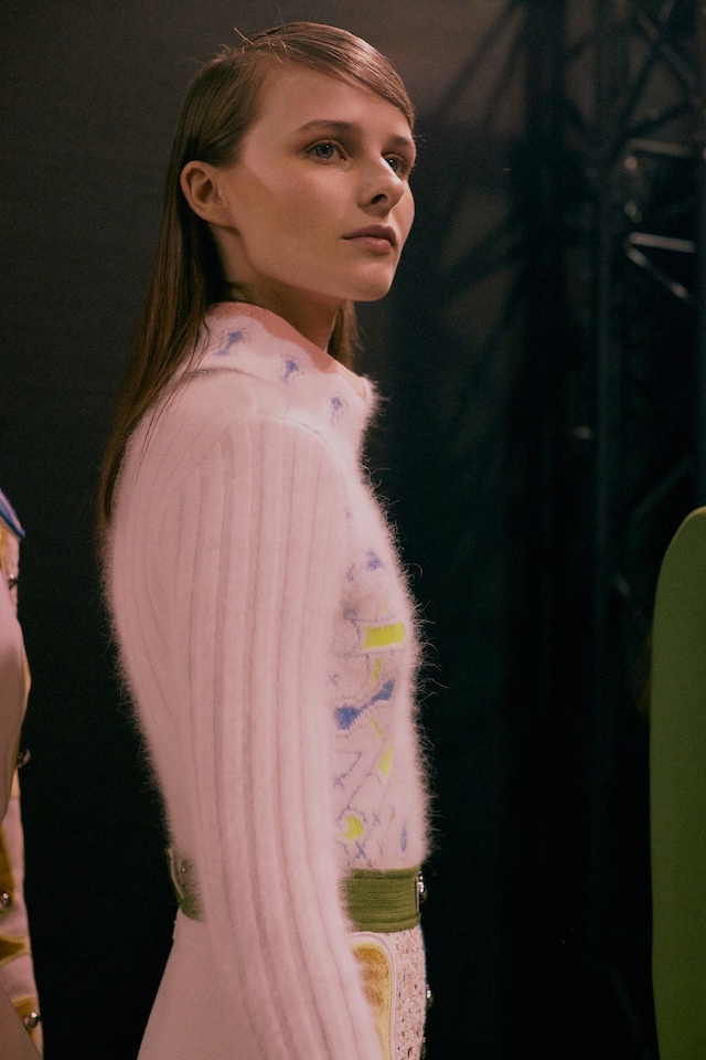 Peter Pilotto AW15, Womenswear Dazed London high neck pastel 14