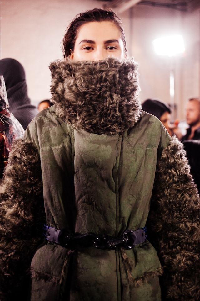 Hunter AW15, Dazed backstage, womenswear, london high neck 0