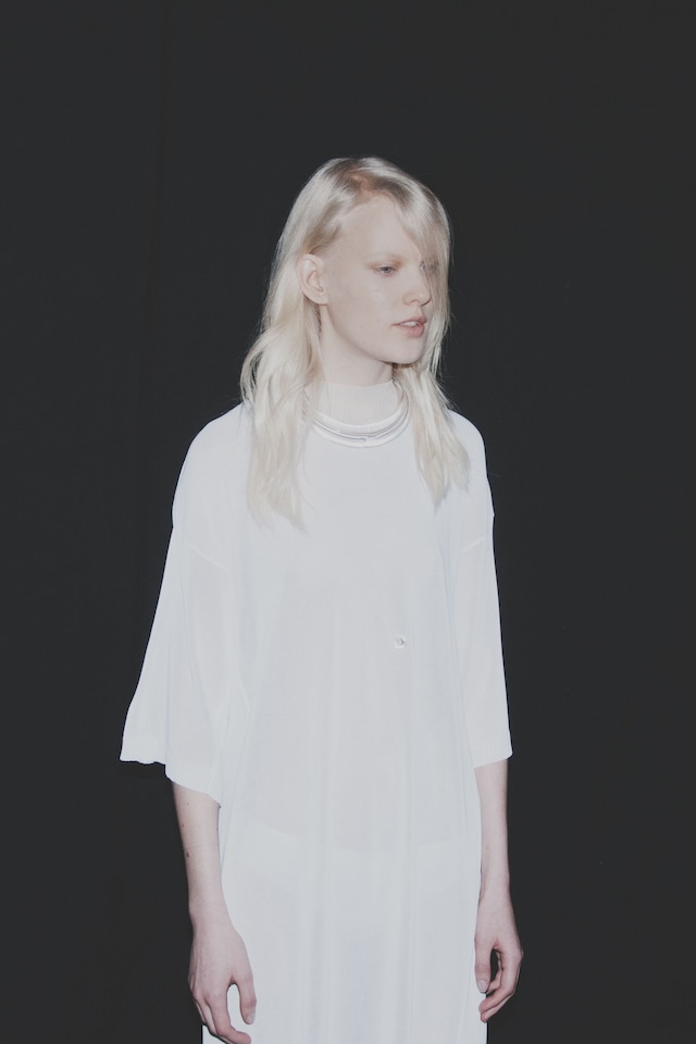 Thomas Tait AW15 backstage, Dazed, Womenswear white camisole 1