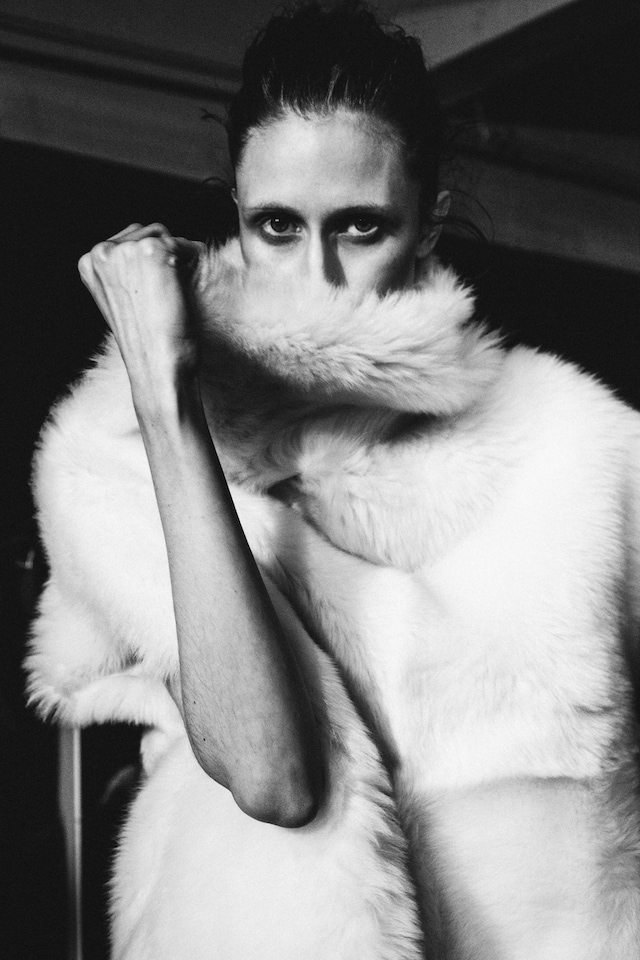 Joseph AW15, Womenswear, Dazed, White, Fur 3