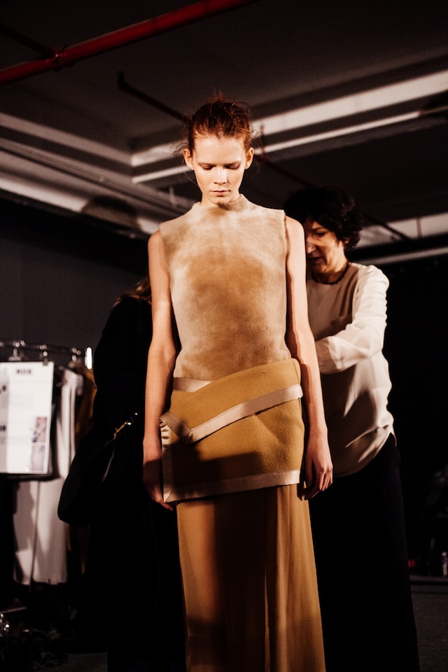 Joseph AW15, Womenswear, Dazed, Brown, Fur, Sleeveless 8
