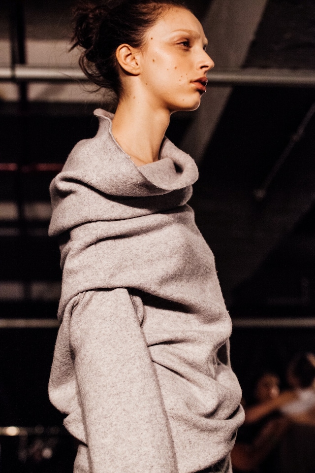 Joseph AW15, Womenswear, Dazed, Grey, Slouched Top 9