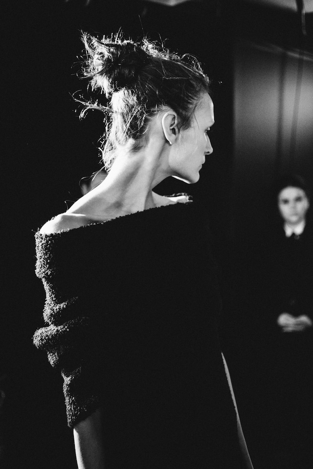 Joseph AW15, Womenswear, Dazed, Off Shoulder, Black, Fleecy 19