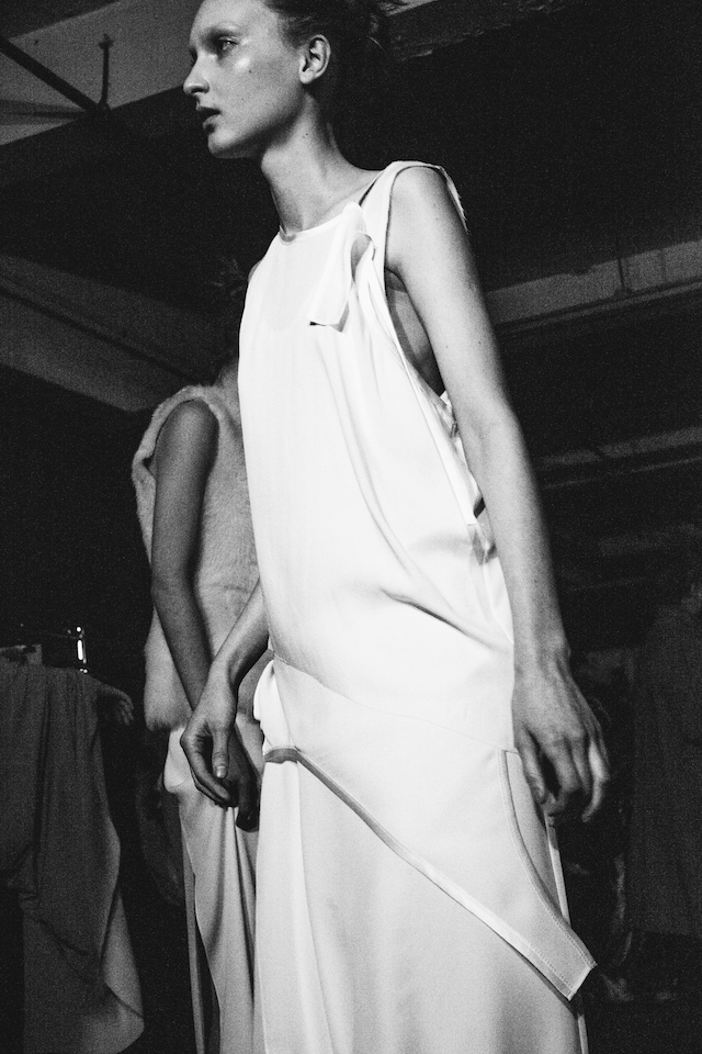 Joseph AW15, Womenswear, Dazed, White, Drop Hole Arm 24