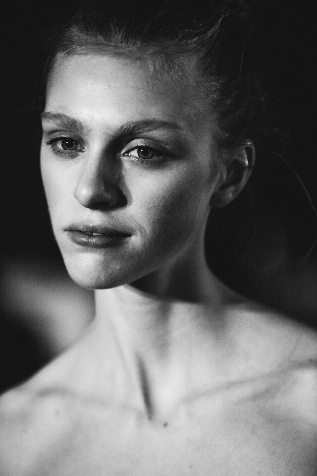 Joseph AW15, Womenswear, Dazed, Black And White, Close Up 26
