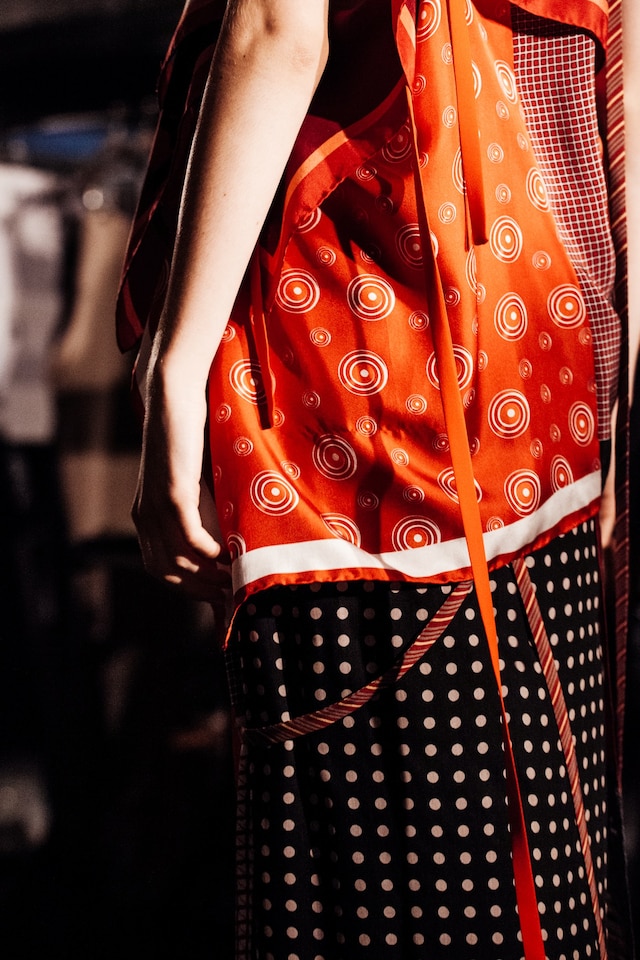 Joseph AW15, Womenswear, Dazed, Circle Print, Polkadots 31