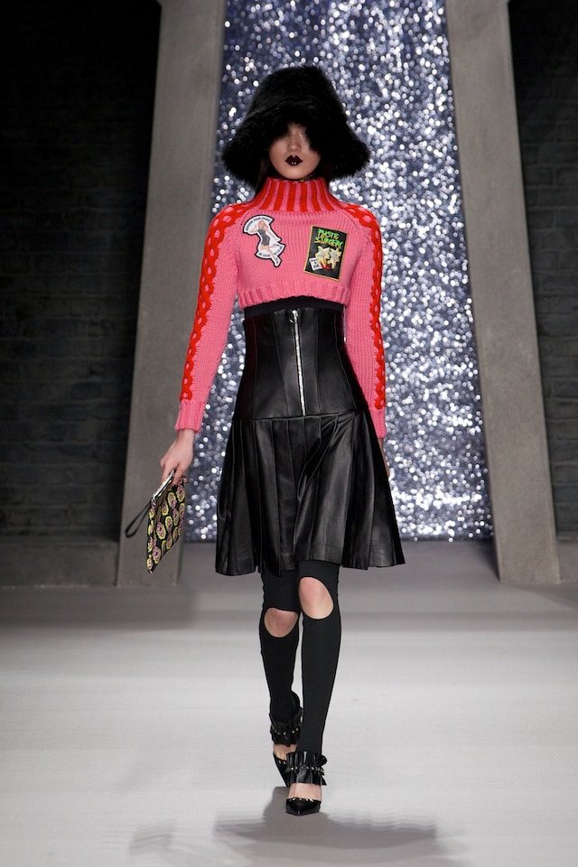 Ashley Williams AW15, Womenswear, Fur Hat Leather Pleat 0
