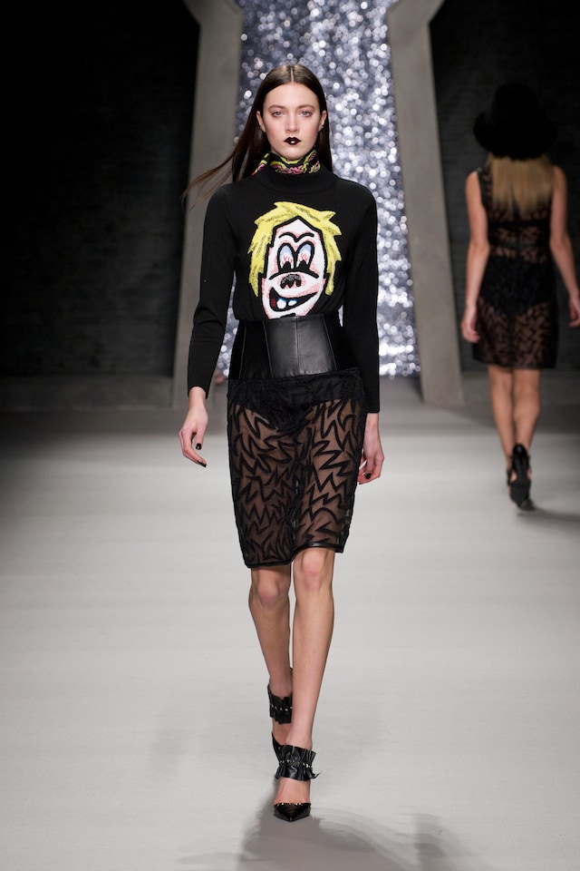 Ashley Williams AW15, Womenswear, Embroidered Jumper Pencil 7