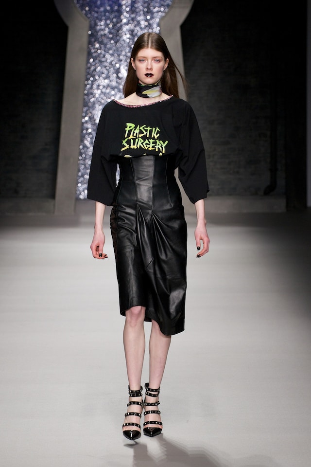 Ashley Williams AW15, Womenswear, Leather Corset Skirt 16