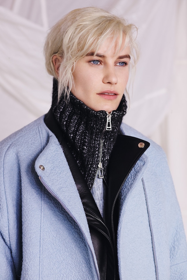 Belstaff AW15 Womenswear London presentation roll neck knit 3