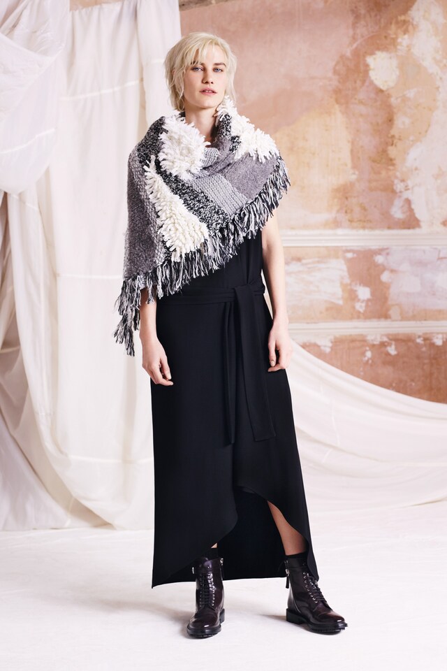 Belstaff AW15 Womenswear London presentation knit long dress 10