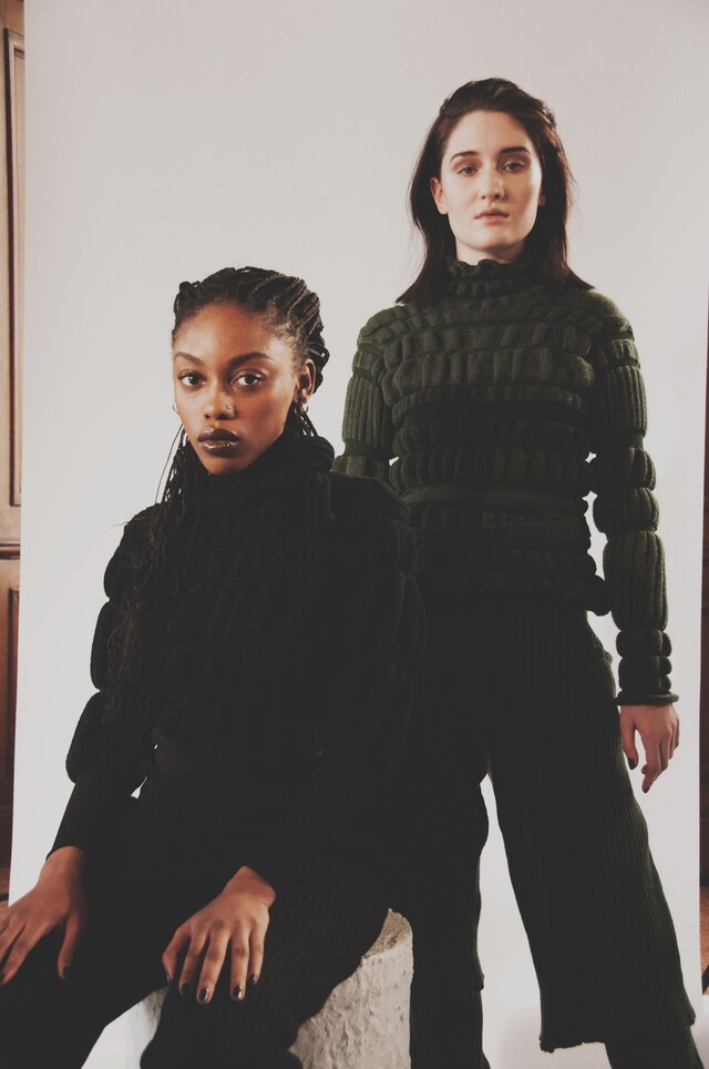 Helen Lawrence AW15 Womenswear Dazed puff knit bulbous 4