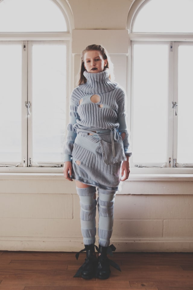 Helen Lawrence AW15 Womenswear Dazed deconstructed hole knit 0