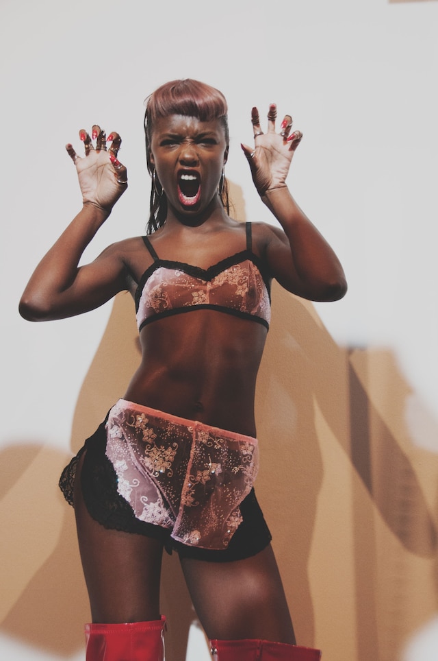 Ashish AW15 backstage Dazed womenswear rawr lingerie lace 3