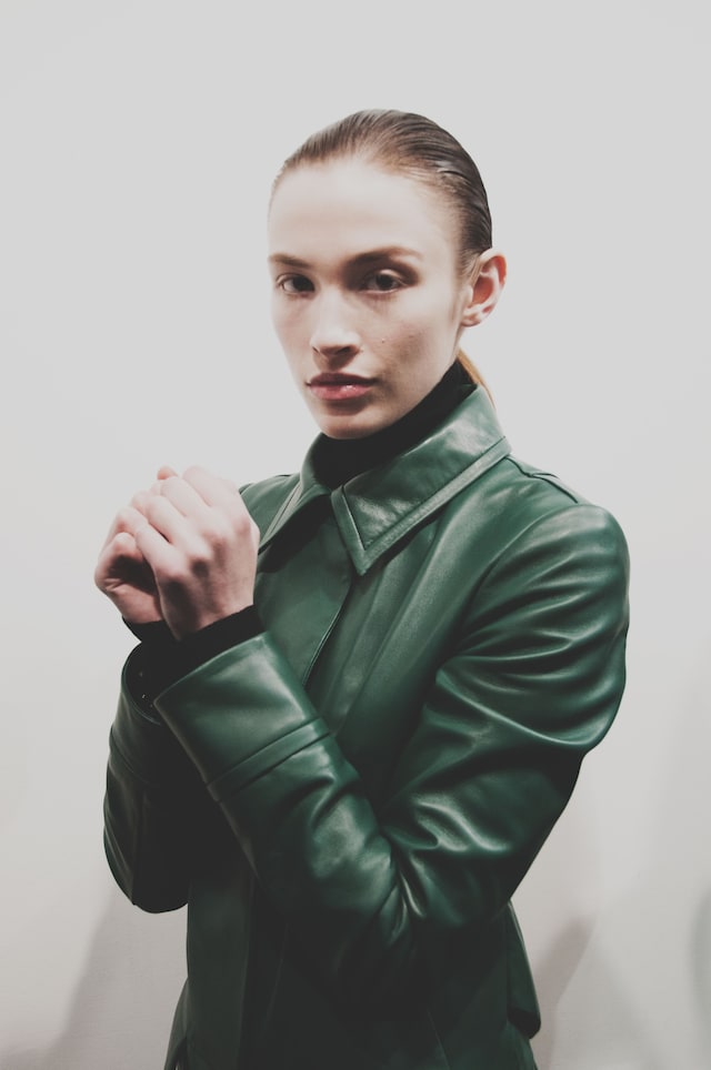 H by Hakaan Yildirim AW15, Womenswear, Dazed backstage green 2
