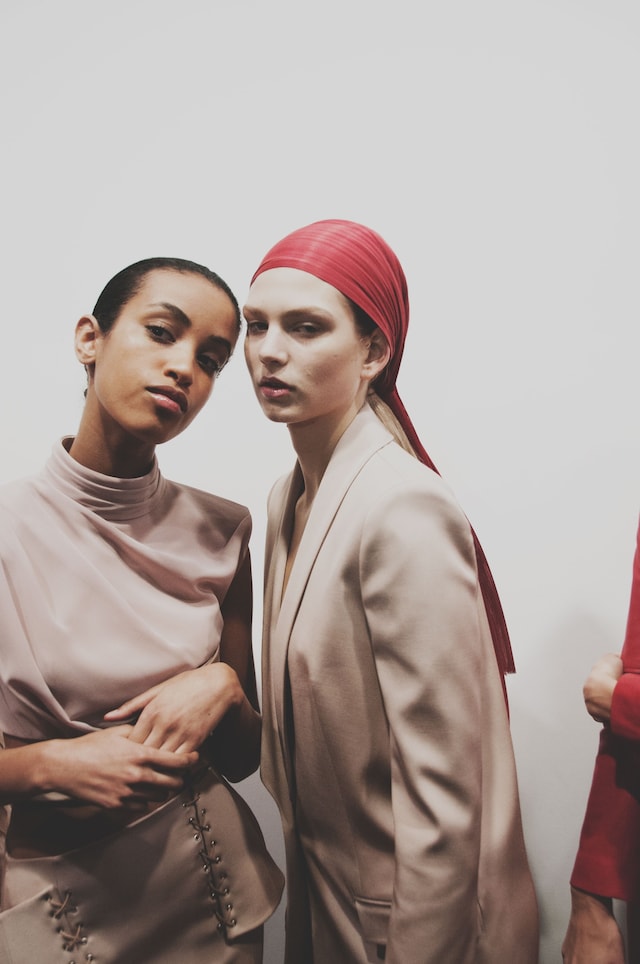 H by Hakaan Yildirim AW15, Womenswear Dazed backstage fabric 3