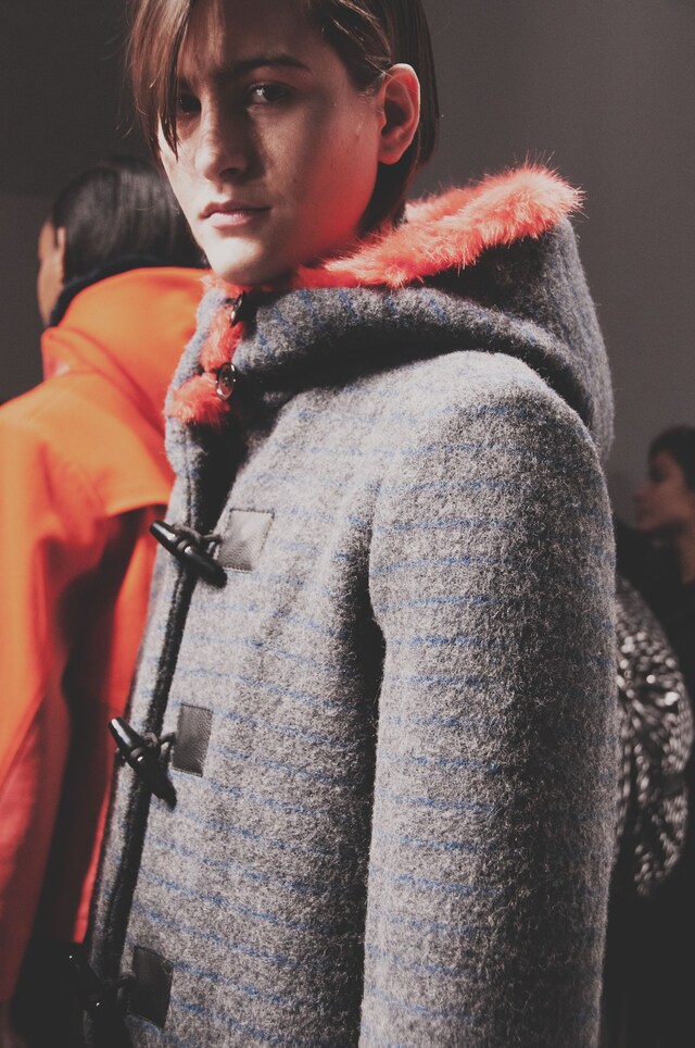 Christopher Raeburn AW15 Womenswear Dazed backstage nautical 10