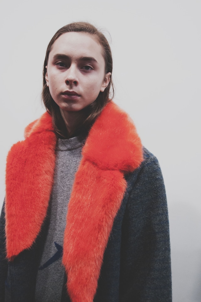 Christopher Raeburn AW15 Womenswear Dazed backstage fur 1