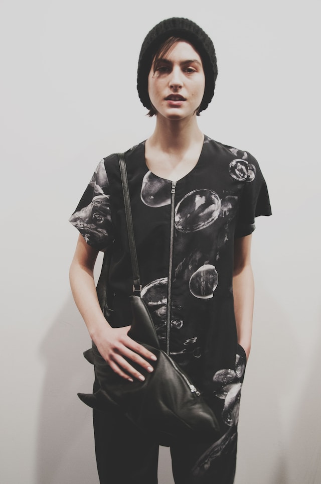 Christopher Raeburn AW15 Womenswear Dazed backstage bubbles 5