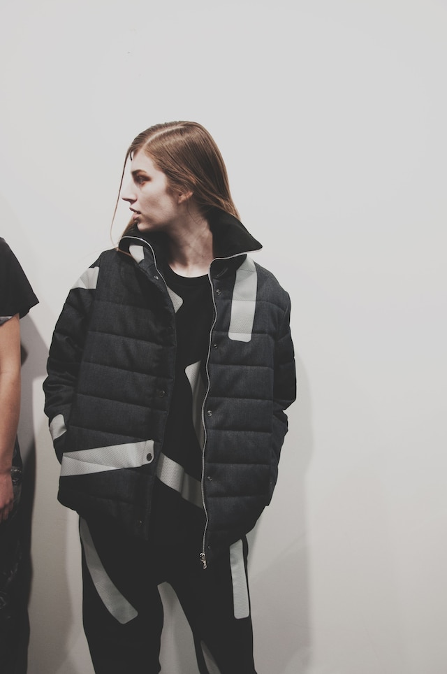 Christopher Raeburn AW15 Womenswear Dazed backstage overcoat 11
