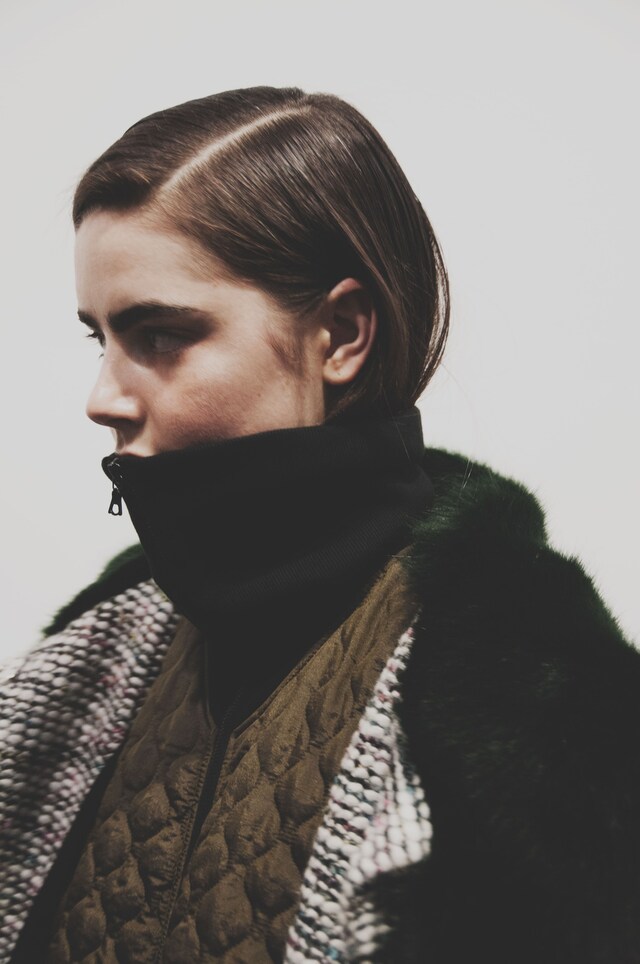 Christopher Raeburn AW15 Womenswear Dazed backstage warm 12