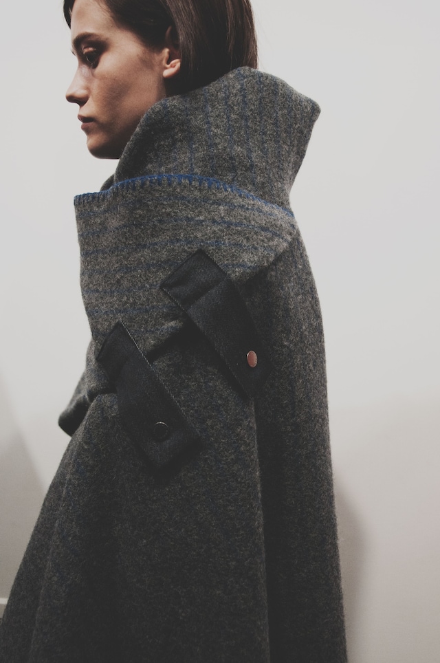 Christopher Raeburn AW15 Womenswear Dazed backstage blanket 17