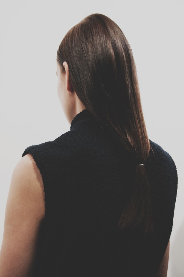 Christopher Raeburn AW15 Womenswear Dazed backstage hair 20